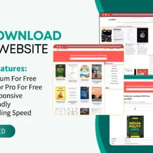 PDF Downloading Website Design for Instant AdSense Approval