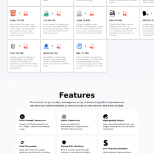 Ultimate PDF Converter Website Source Code With 23 Tools
