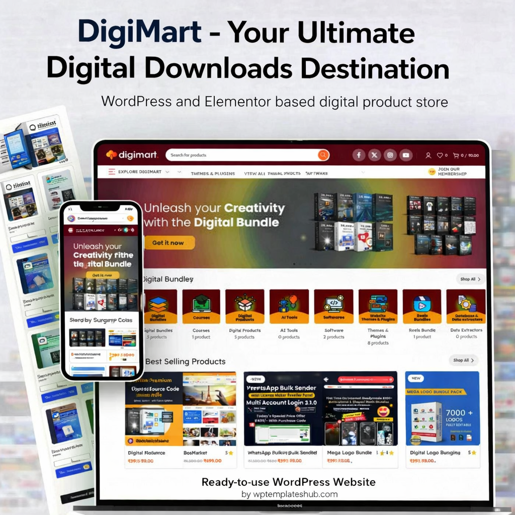 DigiMart – Digital Downloads Store