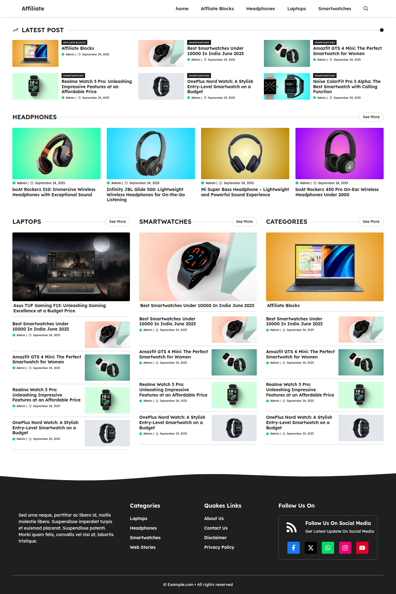 Gp Affiliate - Affiliate Blog Website Template For Generatepress