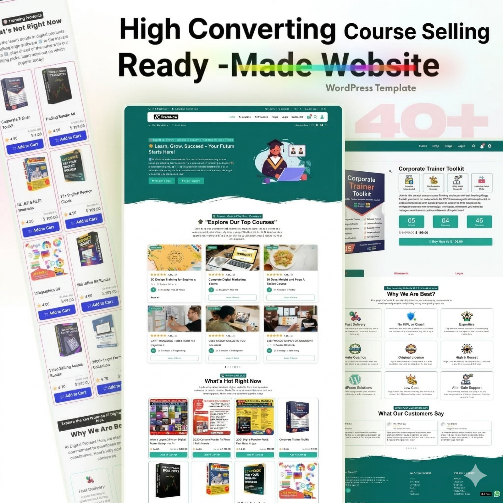 CourseStore – Online Course & Digital Products Website (2000+ Items)